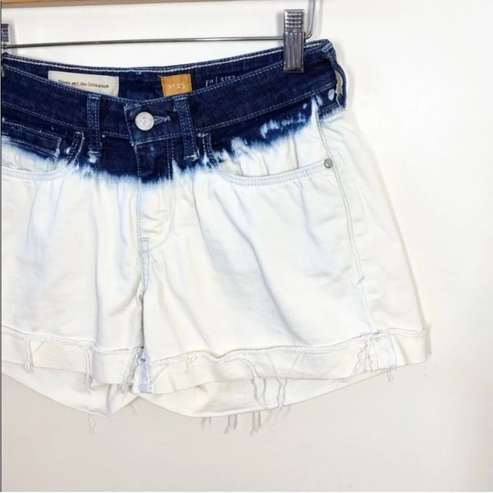 Anthropologie Pilcro and the Letterpress Dip Dyed Jean Shorts - Picture 7 of 10